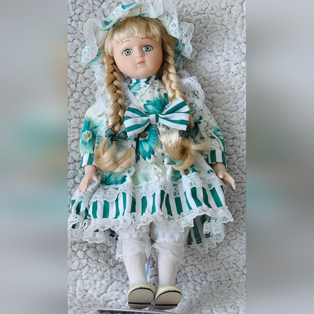 Floral Fantasy Porcelain Doll